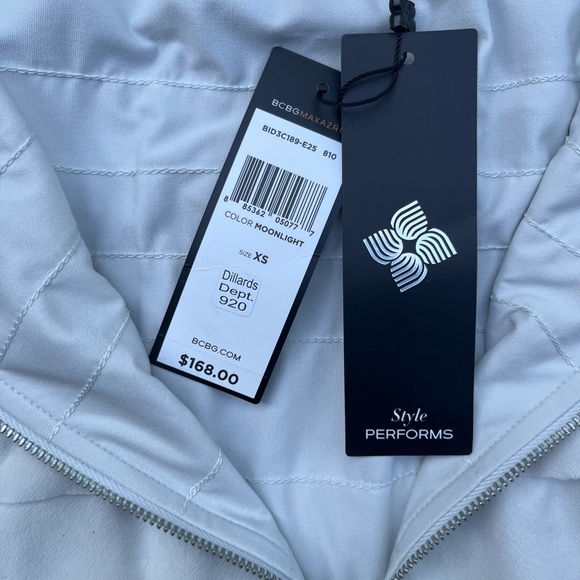 BCBGMaxAzria Moonlight Chiffon Tiered Mini w Black Elastic Waist Trim NWT - Picture 6 of 12